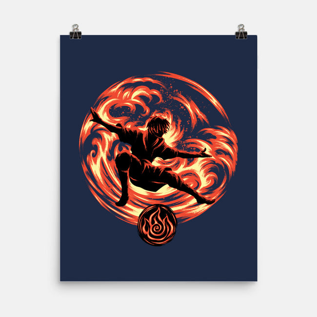 Master Of Fire Element-None-Matte-Poster-rmatix