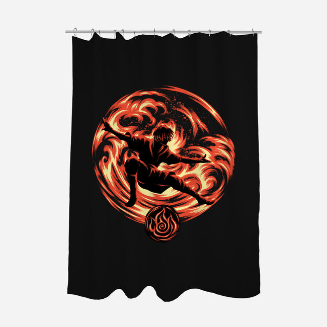 Master Of Fire Element-None-Polyester-Shower Curtain-rmatix