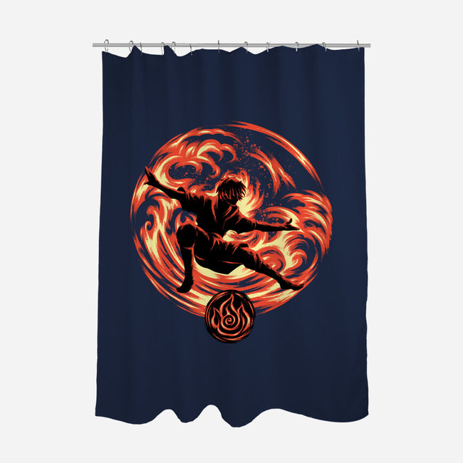 Master Of Fire Element-None-Polyester-Shower Curtain-rmatix