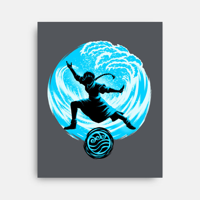 Master Of Water Element-None-Stretched-Canvas-rmatix