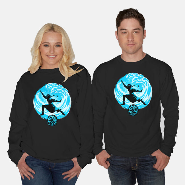 Master Of Water Element-Unisex-Crew Neck-Sweatshirt-rmatix