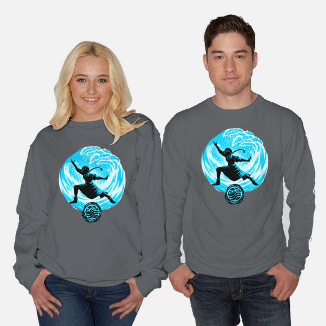 Master Of Water Element-Unisex-Crew Neck-Sweatshirt-rmatix