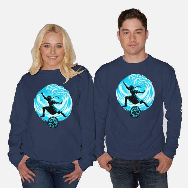 Master Of Water Element-Unisex-Crew Neck-Sweatshirt-rmatix