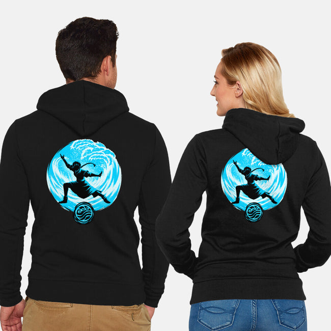 Master Of Water Element-Unisex-Zip-Up-Sweatshirt-rmatix