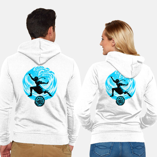 Master Of Water Element-Unisex-Zip-Up-Sweatshirt-rmatix