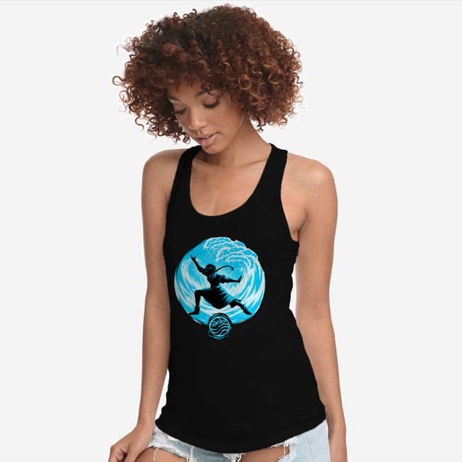 Master Of Water Element-Womens-Racerback-Tank-rmatix