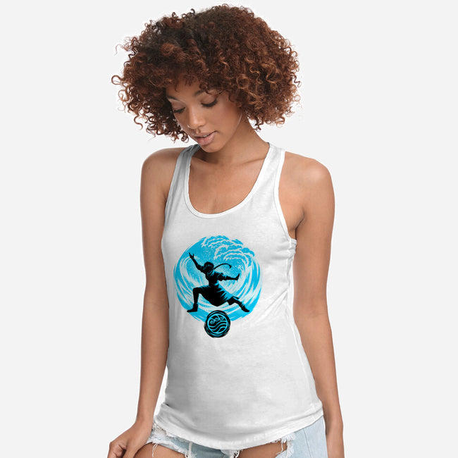 Master Of Water Element-Womens-Racerback-Tank-rmatix