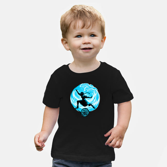 Master Of Water Element-Baby-Basic-Tee-rmatix