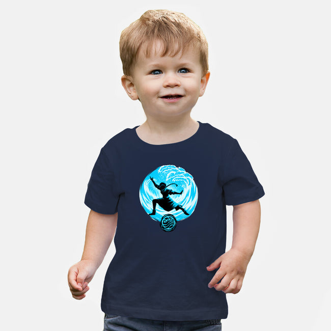 Master Of Water Element-Baby-Basic-Tee-rmatix