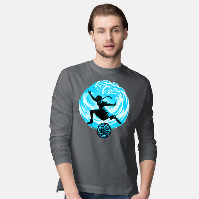 Master Of Water Element-Mens-Long Sleeved-Tee-rmatix