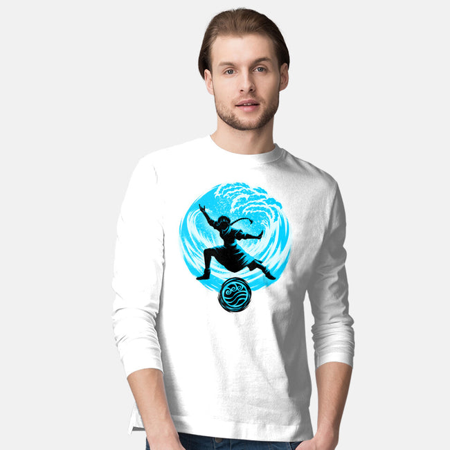 Master Of Water Element-Mens-Long Sleeved-Tee-rmatix