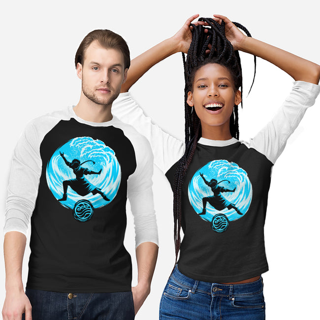 Master Of Water Element-Unisex-Baseball-Tee-rmatix