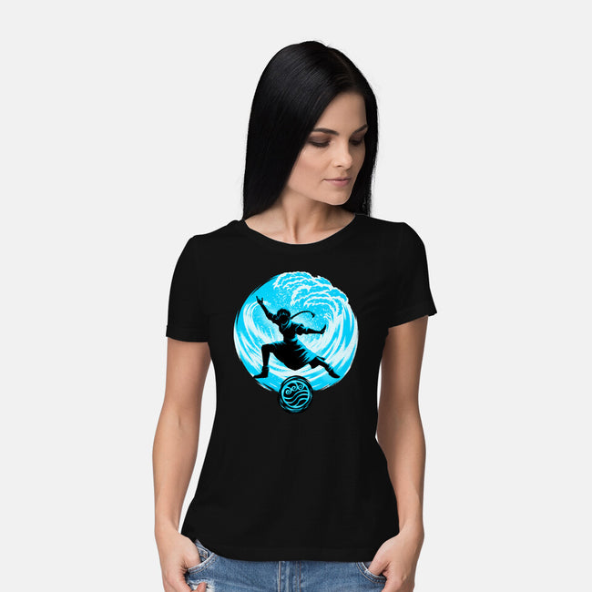 Master Of Water Element-Womens-Basic-Tee-rmatix