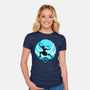 Master Of Water Element-Womens-Fitted-Tee-rmatix