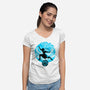 Master Of Water Element-Womens-V-Neck-Tee-rmatix