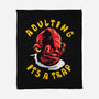 Adulting Its A Trap-None-Fleece-Blanket-arace