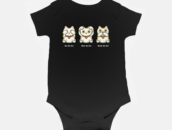 Three Wise Maneki-Neko