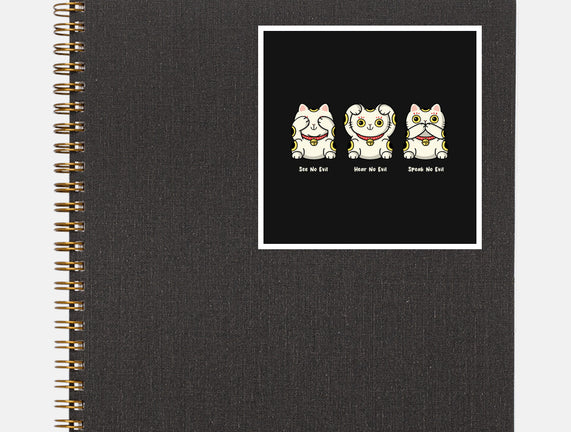 Three Wise Maneki-Neko