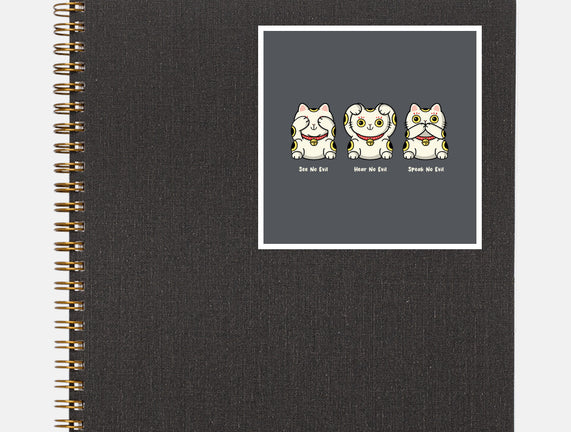 Three Wise Maneki-Neko