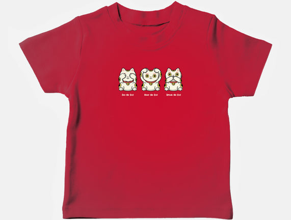 Three Wise Maneki-Neko