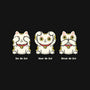 Three Wise Maneki-Neko-None-Glossy-Sticker-Freecheese