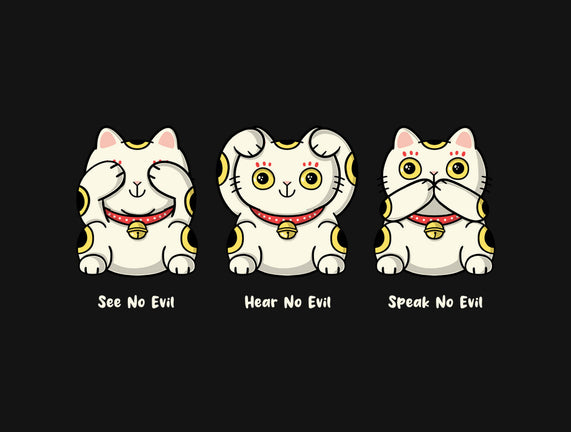 Three Wise Maneki-Neko