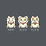 Three Wise Maneki-Neko-Mens-Long Sleeved-Tee-Freecheese