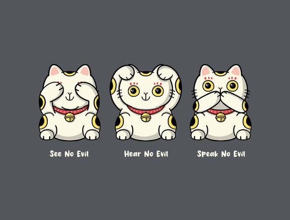 Three Wise Maneki-Neko