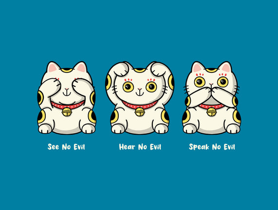 Three Wise Maneki-Neko