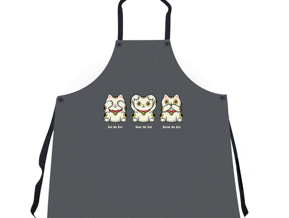Three Wise Maneki-Neko