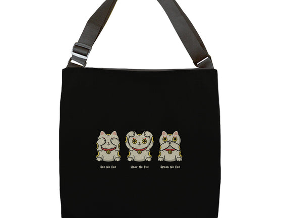 Three Wise Maneki-Neko