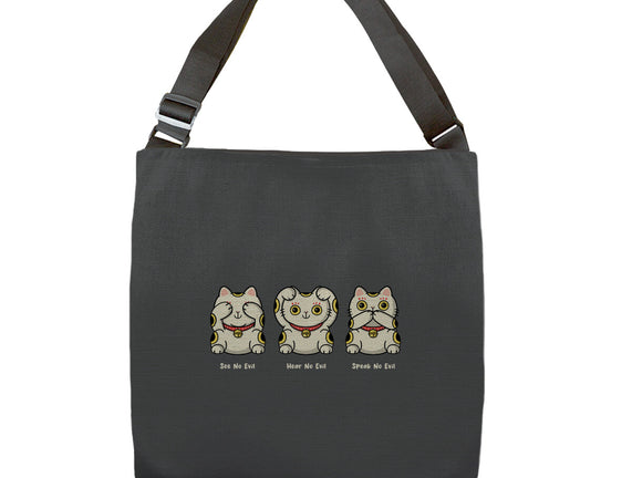 Three Wise Maneki-Neko