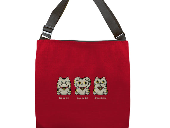 Three Wise Maneki-Neko