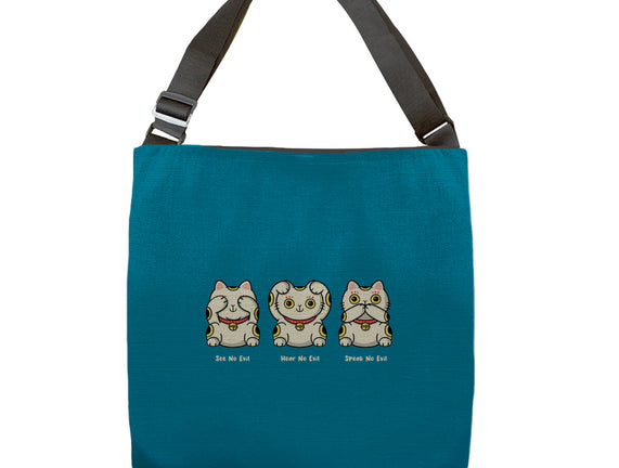 Three Wise Maneki-Neko