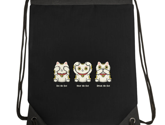 Three Wise Maneki-Neko