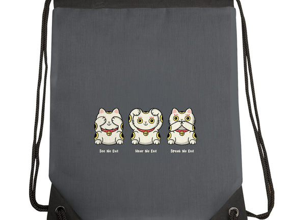 Three Wise Maneki-Neko
