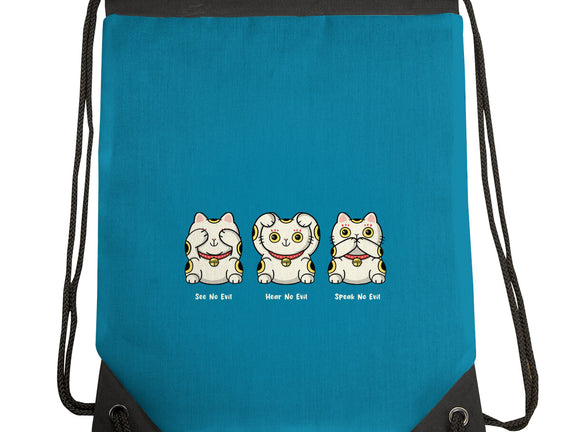 Three Wise Maneki-Neko