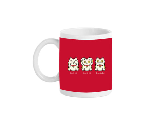 Three Wise Maneki-Neko