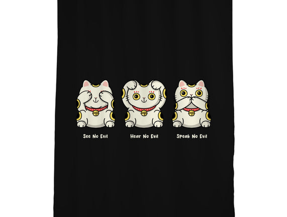 Three Wise Maneki-Neko