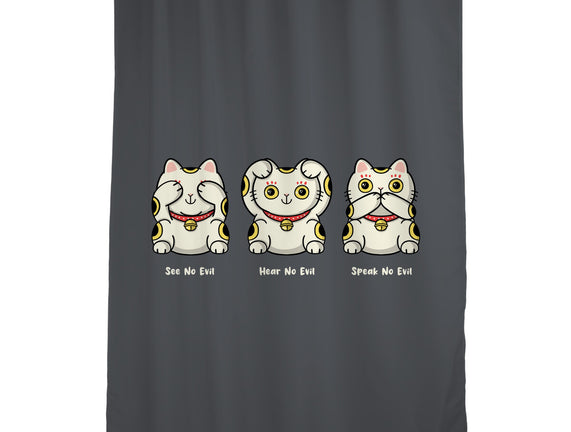 Three Wise Maneki-Neko