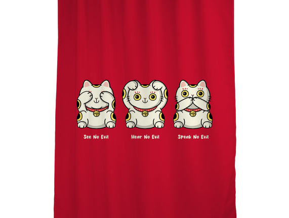 Three Wise Maneki-Neko