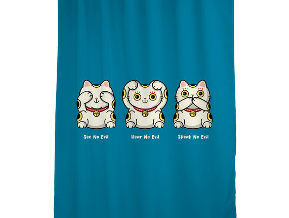 Three Wise Maneki-Neko