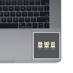 Three Wise Maneki-Neko