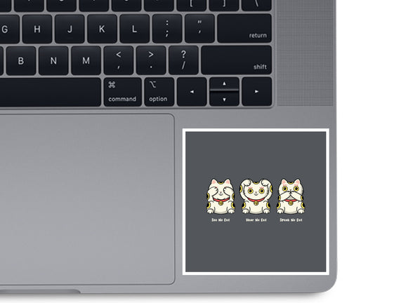 Three Wise Maneki-Neko