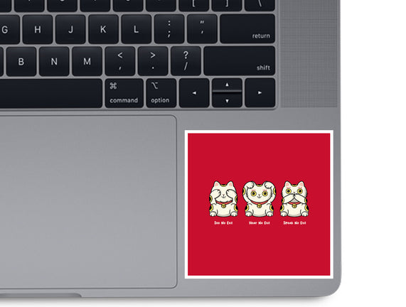 Three Wise Maneki-Neko