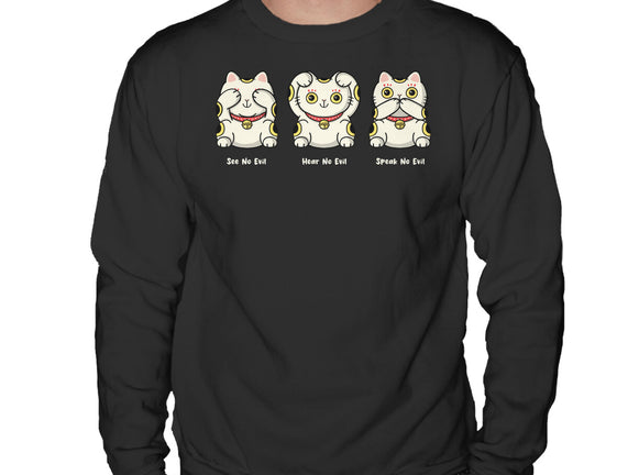 Three Wise Maneki-Neko