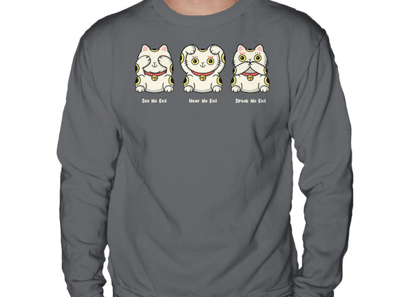 Three Wise Maneki-Neko