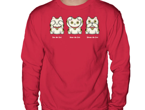 Three Wise Maneki-Neko