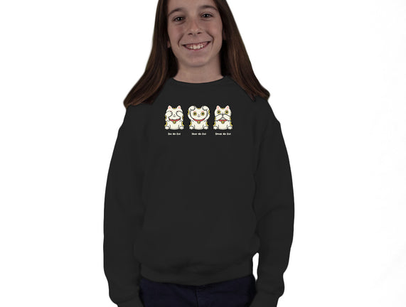 Three Wise Maneki-Neko
