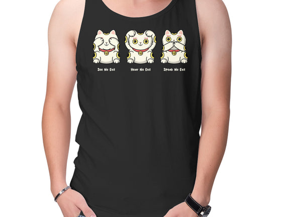 Three Wise Maneki-Neko